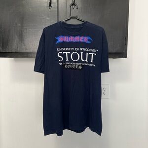 University of Wisconsin Stout Navy T-Shirt